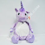 EB Embroider Violette Unicorn 16 Inch Embroidery Stuffed Animal