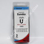 Generic Eureka Style U Vacuum Belts 2 Pack