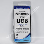 Generic Panasonic Style UB8 Vacuum Belts 2 Pack