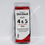 Generic Dirt Devil Style 4 and 5 Vacuum Belts 2 Pack