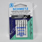 Schmetz Chrome Microtex Needles 5 Count Size 60/8