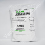 Clean Obsessed Backpack Vacuum HEPA Paper Bags CO10BG