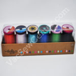 Cotton + Steel 50wt. Cotton Thread Set by Sulky Kicks Collection