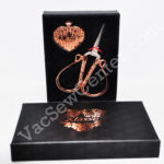 Klasse Rose Gold 4 Inch Scissor and Thread Cutter Set