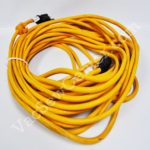 Oreck UPRO14T and UPRO18 50 Foot Yellow 3 Prong Vacuum Cord 03-0026-200