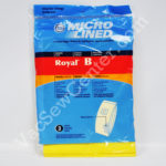 DVC Royal Dirt Devil B Microlined Paper Vacuum Bags 3 Pack