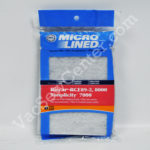 DVC Micro Lined Riccar RCF89-2 Simplicity 7000 Charcoal Filter 3 Pack