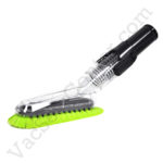 Fitall Multi Angle Clear Green Bristles Dusting Brush Vacuum Attachment