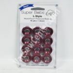 Super Bobs MasterPiece Cotton 70yd Prewound Bobbins 12ct L-Style Plum Berry