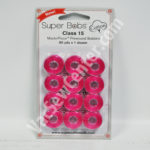 Super Bobs MasterPiece Cotton 80yd Prewound Bobbins 12ct Class 15 Picaso Pink