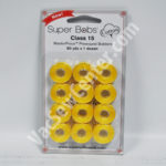 Super Bobs MasterPiece Cotton 80yd Prewound Bobbins 12ct Class 15 Simply Yellow