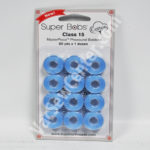 Super Bobs MasterPiece Cotton 80yd Prewound Bobbins 12ct Class 15 Azure