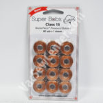 Super Bobs MasterPiece Cotton 80yd Prewound Bobbins 12ct Class 15 Paint Brush