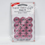 Super Bobs MasterPiece Cotton 80yd Prewound Bobbins 12ct Class 15 Sugar Plum