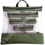 See Your Stuff The Clear Storage Bag Olive