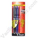 Pilot Frixion Pen Assortment 3 Pack Fine Point 0.7mm Heat Erase