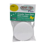 Craf-Tex 4 x 4 Double Sided Fusible Round Coaster Kit