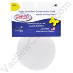 Craf-Tex 4 x 4 Double Sided Fusible Round Coaster Kit