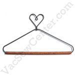 6 1/2 Inch Heart With Stained Dowel Hanger