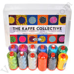 The Kaffe Collective Aurifil Thread by Kaffe Fassett & Liza Lucy 50wt 12 Large Spools