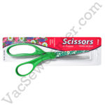 Floral Print Handle All Purpose 8 Inch Scissors Green