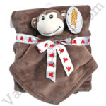 Embroidery Buddy Monkey Blankey Buddy Set