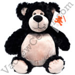 Embroider Buddy Bobby Bear Black 16 Inch Embroidery Stuffed Animal