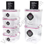 Visto Store and Stack Food Storage Cubes 6 Piece Set