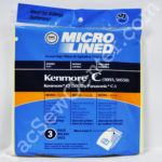 DVC Microlined Kenmore C and Q Paper Vacuum Bags 433934