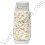 Cosmo Hidamari Sashiko Variegated Thread 30 Meters Shaved Ice Pink Yellow