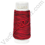 Cosmo Hidamari Sashiko Variegated Thread 30 Meters Cranberry Red