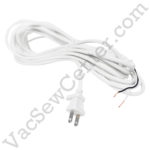 Generic 30 Foot White 2 Wire Hoover Flex Reliever Power Cord 40231-9