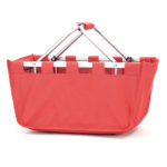 Viv and Lou Coral Market Tote with Durable Removable Aluminum Frame