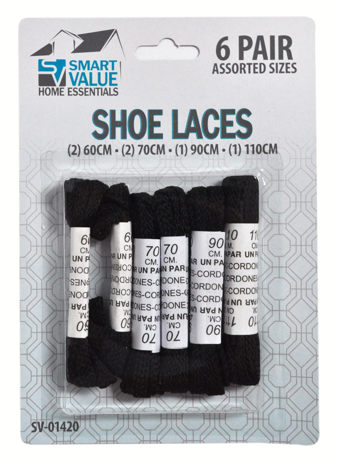 Smart Value Black Shoelaces Assorted Sizes Dixon S Vacuum And Sewing Centerdixon S Vacuum And Sewing Center