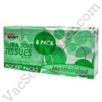 Home Smart Ultra Soft Mentholated Tissues Pocket Pack 8 Pack