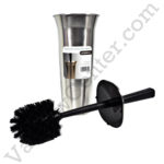 Casabella Stainless Steel Toilet Bowl Brush Set