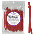 Gypsy Quilter Red Adjustable Elastic Mask Drawstrings