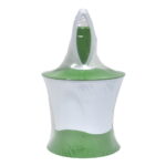 Plastic 2-Tone Toilet Brush with Holder Green