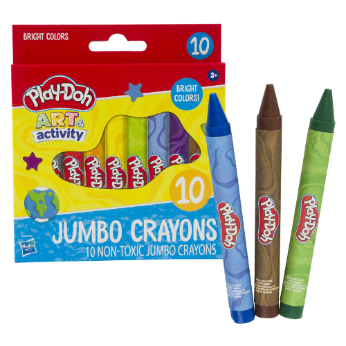 Play-Doh Art and Activity Jumbo Crayons 10 Count - Dixon's Vacuum