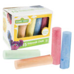 Sesame Street 15 Piece Washable Sidewalk Chalk Sticks