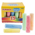 Playskool Washable Sidewalk Chalk Assorted Colors 15 Count