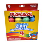 Playskool Washable Giant Sidewalk Chalk 4 Count