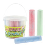 20 Piece Sidewalk Chalk Bucket