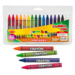 16 Piece Learning Days Jumbo Crayons with Case