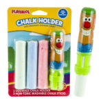 Playskool Chalk Holder Set with Washable Sidewalk Chalk