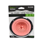 Ideal Kitchen Pink Silicone Sink Strainer