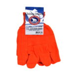 Large Orange Work Gloves