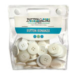 Buttons Galore Button Grab Bag Bonanza Collection White