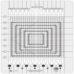 Creative Grids Stripology Quarters Mini Quilt Ruler CGRGE4