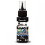 DecoArt Water Marbling Acrylic Black Paint 2oz